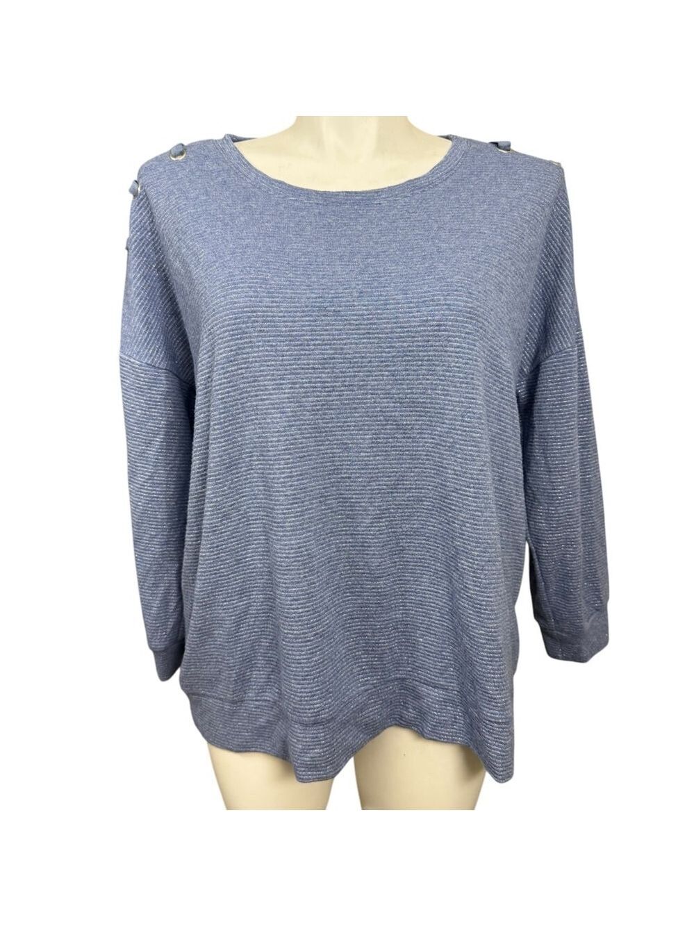 Sunday Blouse, 2X, Blue
